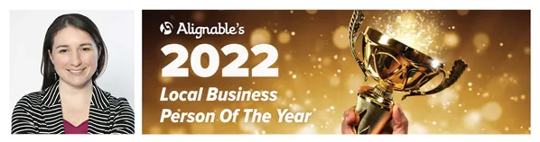 2022 Local Business Person of the year banner