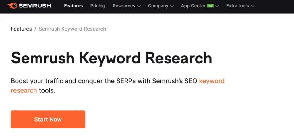 Semrush Keyword Research 