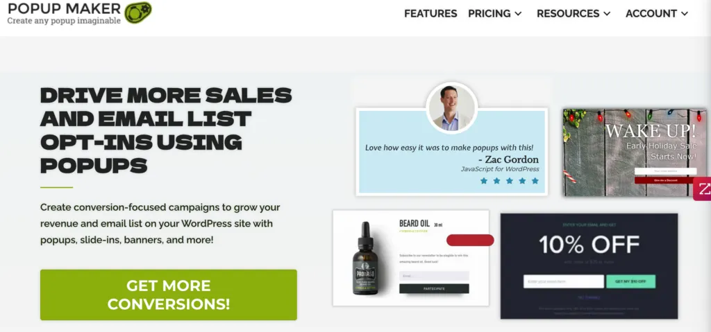 Popup maker plugin