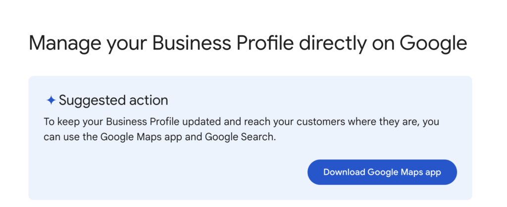 Manage your business profile directly on Google