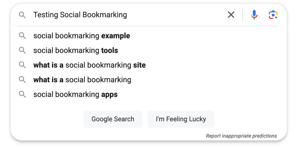 Tools for Testing Social Bookmarking Features