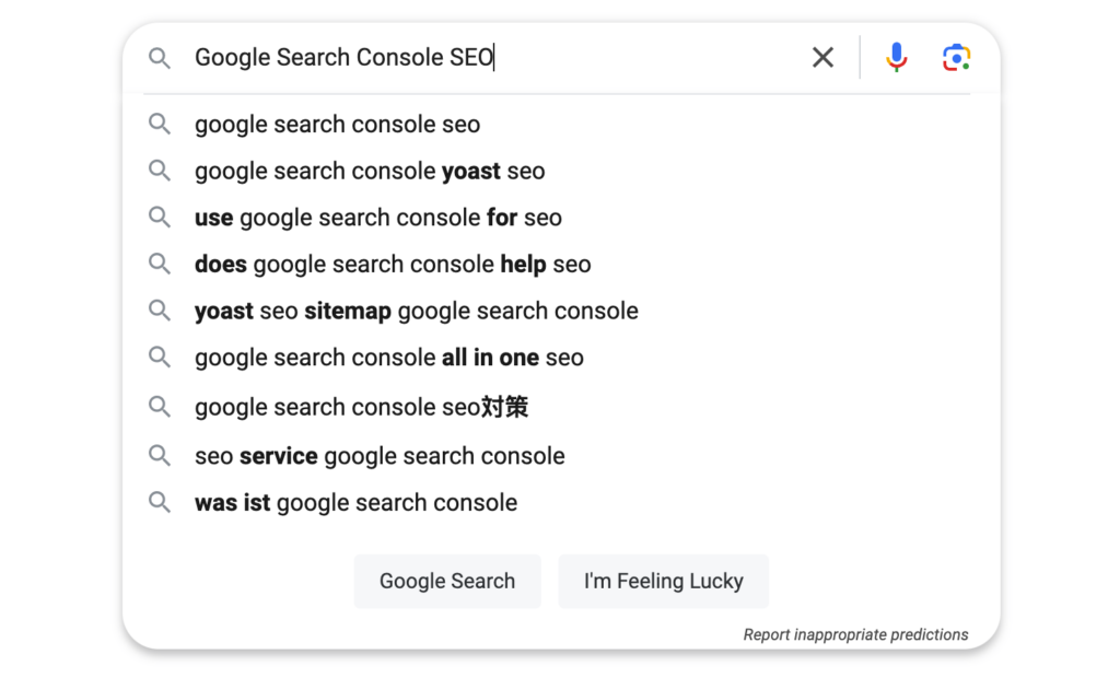 Google Search Console SEO