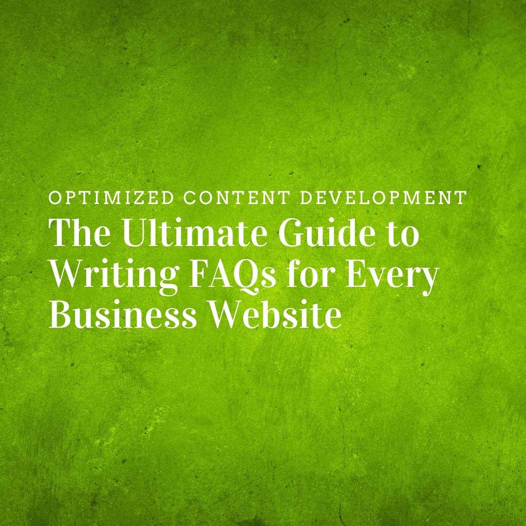 The Ultimate Guide to Writing FAQs for Every Business Website title image